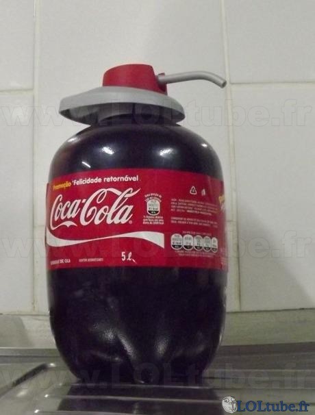 La bouteille de coca pour gros buveurs