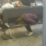 Dormir dans un aéroport