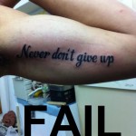 Never don't give up