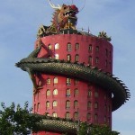 Dragon sur un immeuble