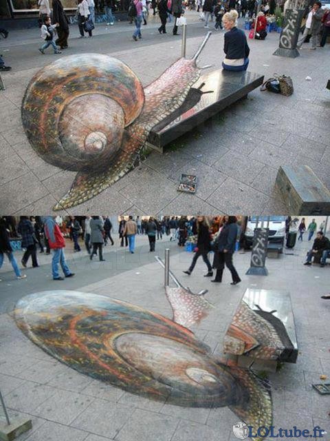 Illusion escargot