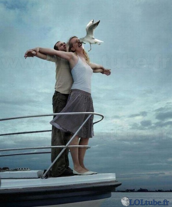 La vraie scène du Titanic sur le pont