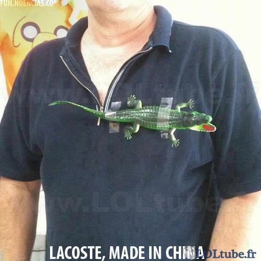Lacoste made in China