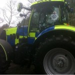 Police en tracteur