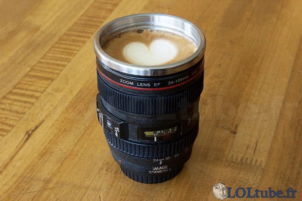 Tasse à café pour fan de photo