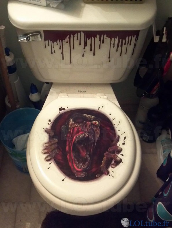 Toilettes zombie
