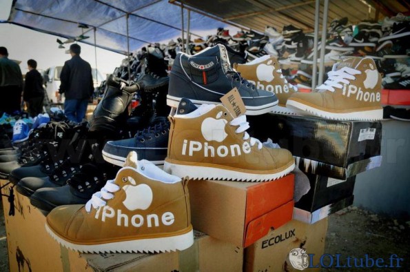 Des chaussures iPhone