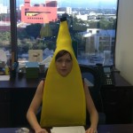 Entretien d'embauche avec une banane