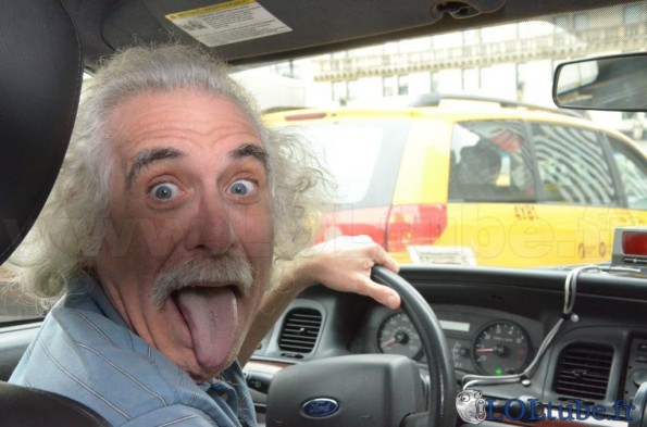 Einstein chauffeur de taxi