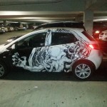 Jolie peinture sur voiture