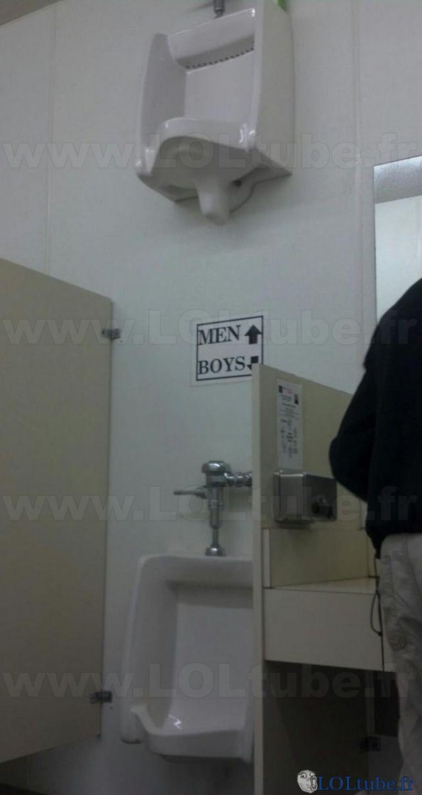 Toilettes pour hommes