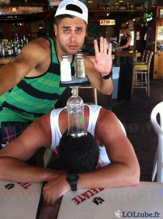 Dormir dans un bar