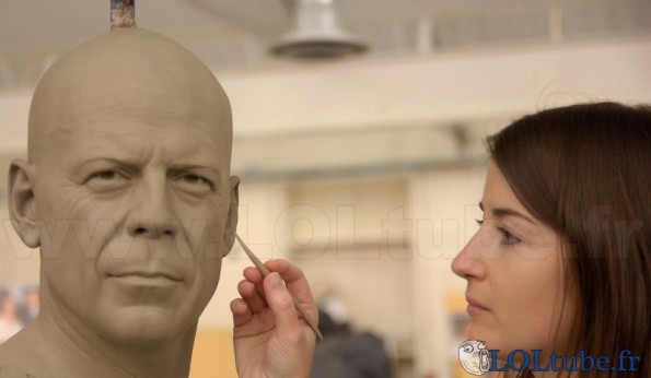 Sculpture Bruce Willis