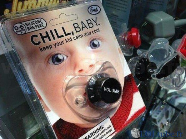 Baissez le volume de votre bébé
