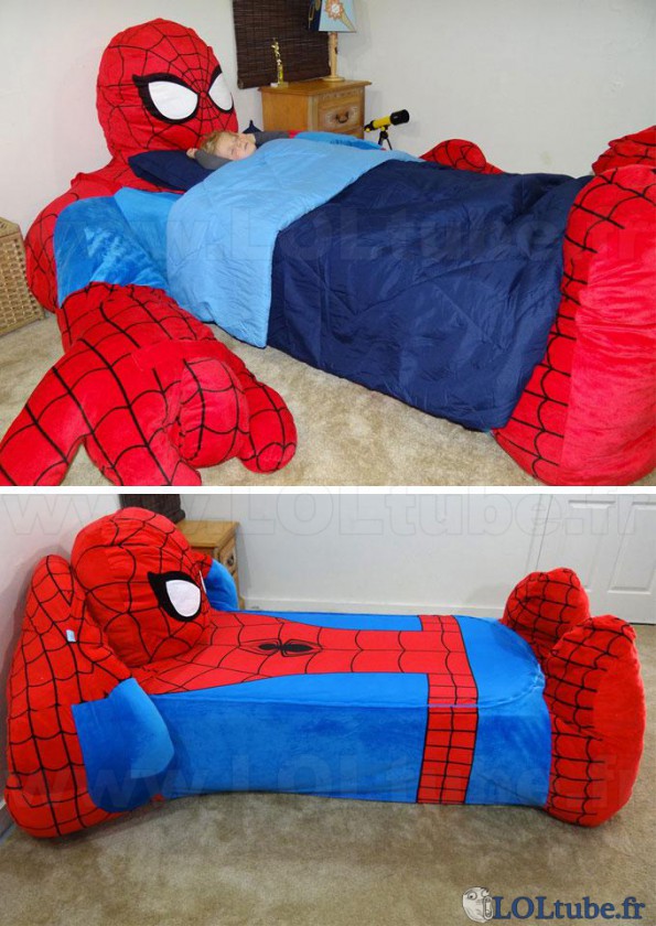 Le lit spiderman