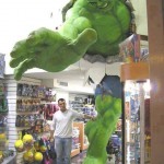 Une décoration Hulk
