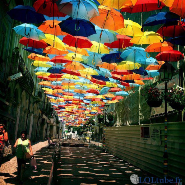 Ciel de parapluies