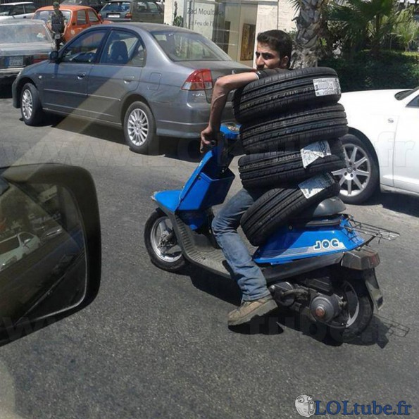 Airbag de scooter