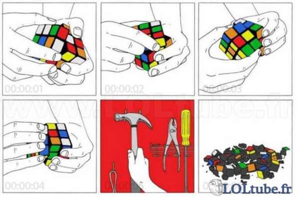 Résoudre un rubix cube en 6 secondes