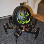 Citrouille d'halloween robotisée