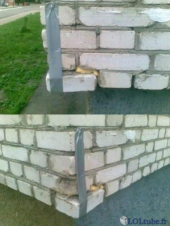 Comment faire tenir une brique