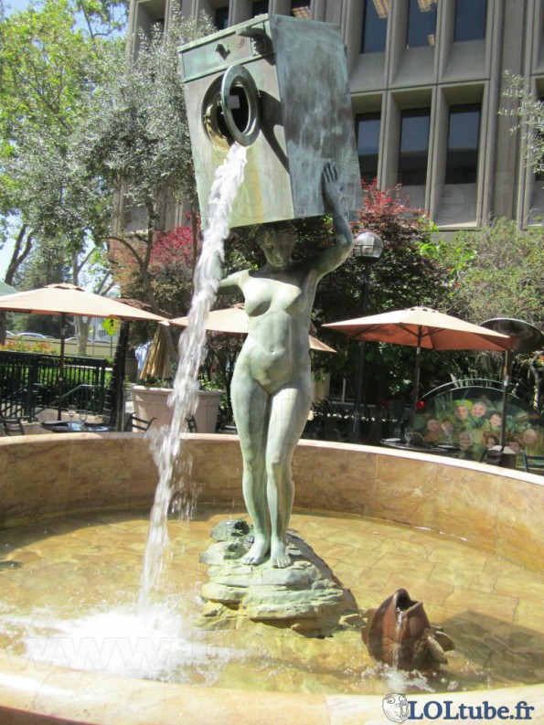 Fontaine lave linge