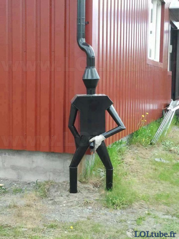 Goutière mâle