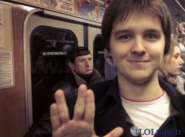 Spock dans le métro