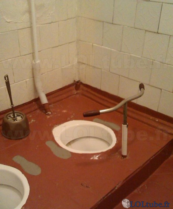 Guidon de toilette turque