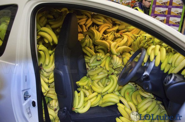 Emmenner une banane pour la route