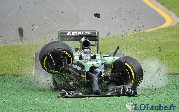 Impressionnant crash de F1