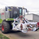 Mariage en tracteur