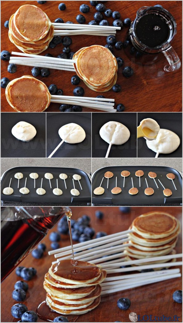 Sucette pancakes
