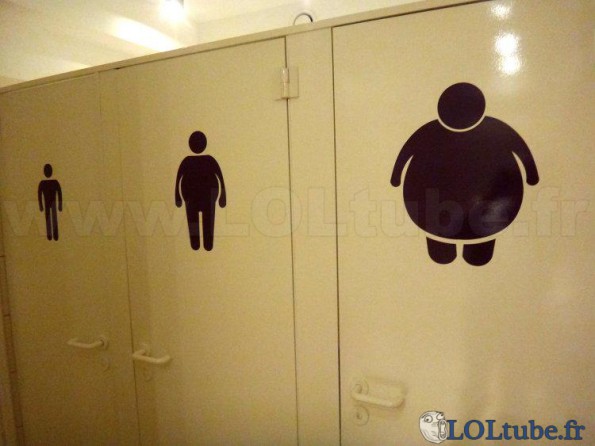 Toilettes à différentes tailles