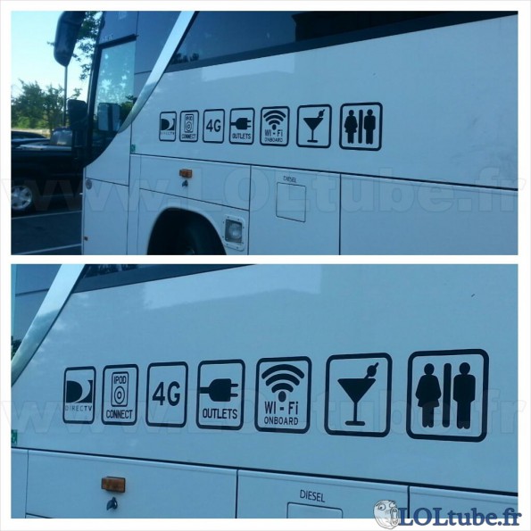 Un bus très fourni