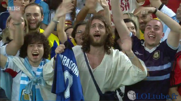 Jésus dans la foule