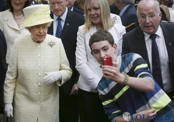 Selfie avec la reine