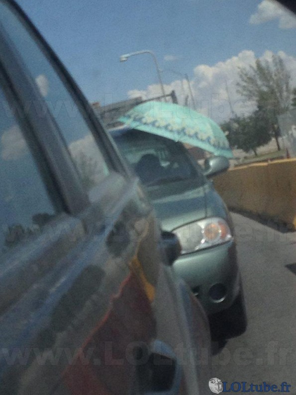 Le soleil dans les bouchons
