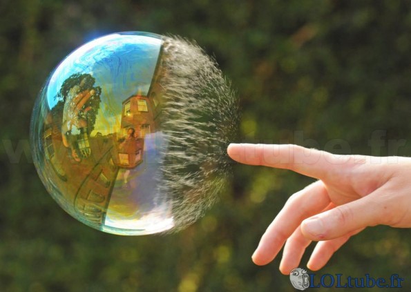 Eclatement de bulle