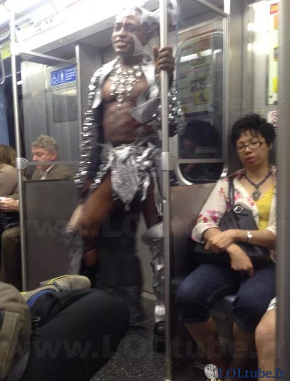 Un chevalier dans le métro